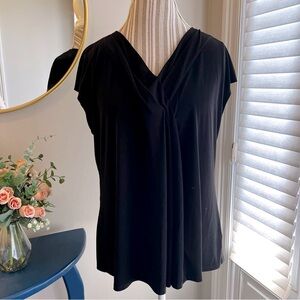 Lane Bryant Black Tunic Top